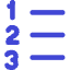 Format List Numbered Icon from Core Duo Set