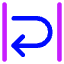 Format Text Wrap Icon from Core Neon Set