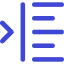 Indent Left Icon from Core Duo Set