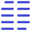 Paragraph Column Icon from Core Duo Set