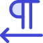 Paragraph Right To Left Icon from Core Duo Set