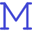 Slab Serif Font Icon from Core Duo Set