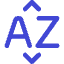 Sort By Alphabet Icon from Core Duo Set