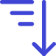 Sort Descending Icon from Core Duo Set