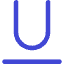 Underline Text 1 Icon from Core Duo Set