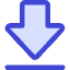 Arrow Outline Download Icon from Core Duo Set