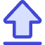 Arrow Outline Upload Icon from Core Duo Set