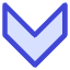 Chevron Arrow Down Icon from Core Duo Set