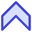 Chevron Arrow Up Icon from Core Duo Set