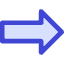 Thick Arrow Right Icon from Core Duo Set