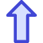 Thick Arrow Up Icon from Core Duo Set