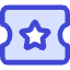 Ticket Star Icon from Core Duo Set