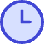 Circle Clock Icon from Core Duo Set