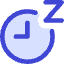 Snooze Clock Icon from Core Duo Set