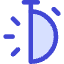 Stopwatch Half Icon from Core Duo Set