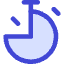 Stopwatch Three Quarter Icon from Core Duo Set