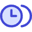 Time Clock Multiple Timezone Icon from Core Duo Set
