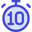 Timer 10 Seconds Icon from Core Duo Set