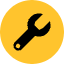 Wrench Icon from Kameleon Pop Set
