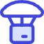 Parachute Drop Icon from Core Duo Set