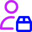Transfer Courier Package Icon from Core Neon Set
