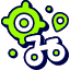 Bike Location Icon from Stickies Duo Set