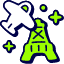 Travel To Paris Icon from Stickies Duo Set
