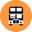 Bus Icon from Kameleon Pop Set