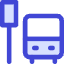 Bus Station Icon from Core Duo Set