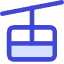 Cable Car Icon from Core Duo Set