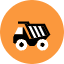 Dump Truck Icon from Kameleon Pop Set