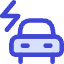Electric Car Icon from Core Duo Set