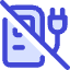 Electric Charging Station Cross Icon from Core Duo Set