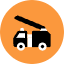 Fire Truck 2 Icon from Kameleon Pop Set