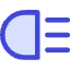 Headlights High Beam Icon from Core Duo Set