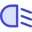 Headlights Low Beam Icon from Core Duo Set