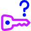 Key Not In Vehicle Icon from Core Neon Set