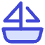 Sail Ship Icon from Core Duo Set