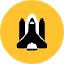 Space Shuttle Icon from Kameleon Pop Set