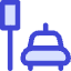 Taxi Station Icon from Core Duo Set