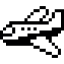 Transportation Plane Icon from Pixel - Free Set