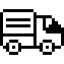 Transportation Truck Icon from Pixel - Free Set