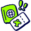 Boarding Document Icon from Stickies Duo Set