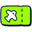 Boarding Pass Icon from Stickies Duo - Free Set