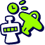 Depature Time Icon from Stickies Duo Set