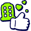Hotel Rating Icon from Stickies Duo Set