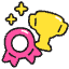 Reward Icon from Stickies Colors - Free Set