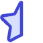 Half Star 1 Icon from Core Duo Set