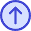 Upload Circle Icon from Core Duo Set