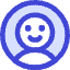User Circle Avatar Happy Icon from Core Duo Set